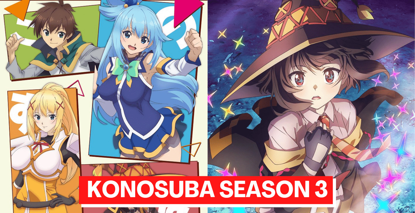 Konosuba Anime Confirms 3rd Season And Spin-off Series