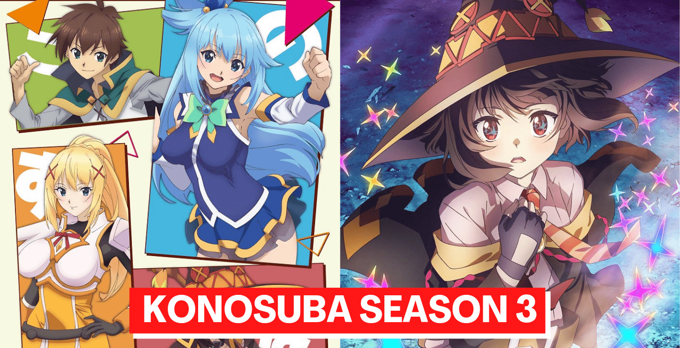 KonoSuba Gets Season 3 and Spin-Off Anime!, Featured News