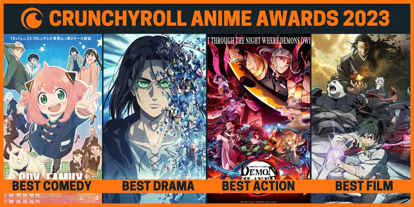 Crunchyroll – Finalistas do Anime Awards 2023