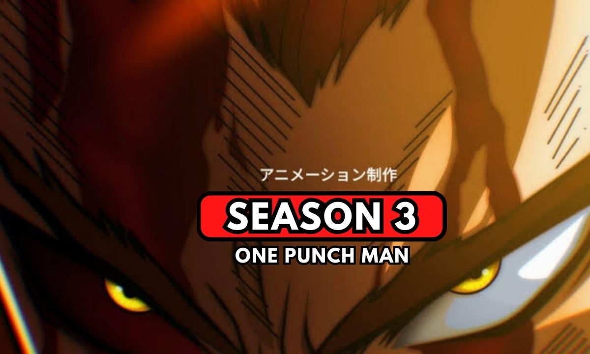 One punch man season 3